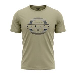 Hurley Graphic Crew Neck Short Sleeve T-Shirt Mens Size Medium M Yellow
